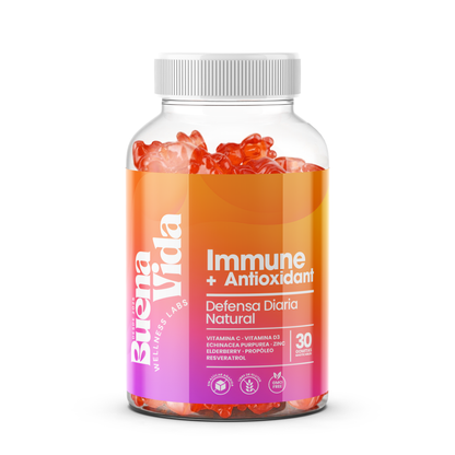 Immune + Antioxidant | Defensa Diaria Natural Gummies